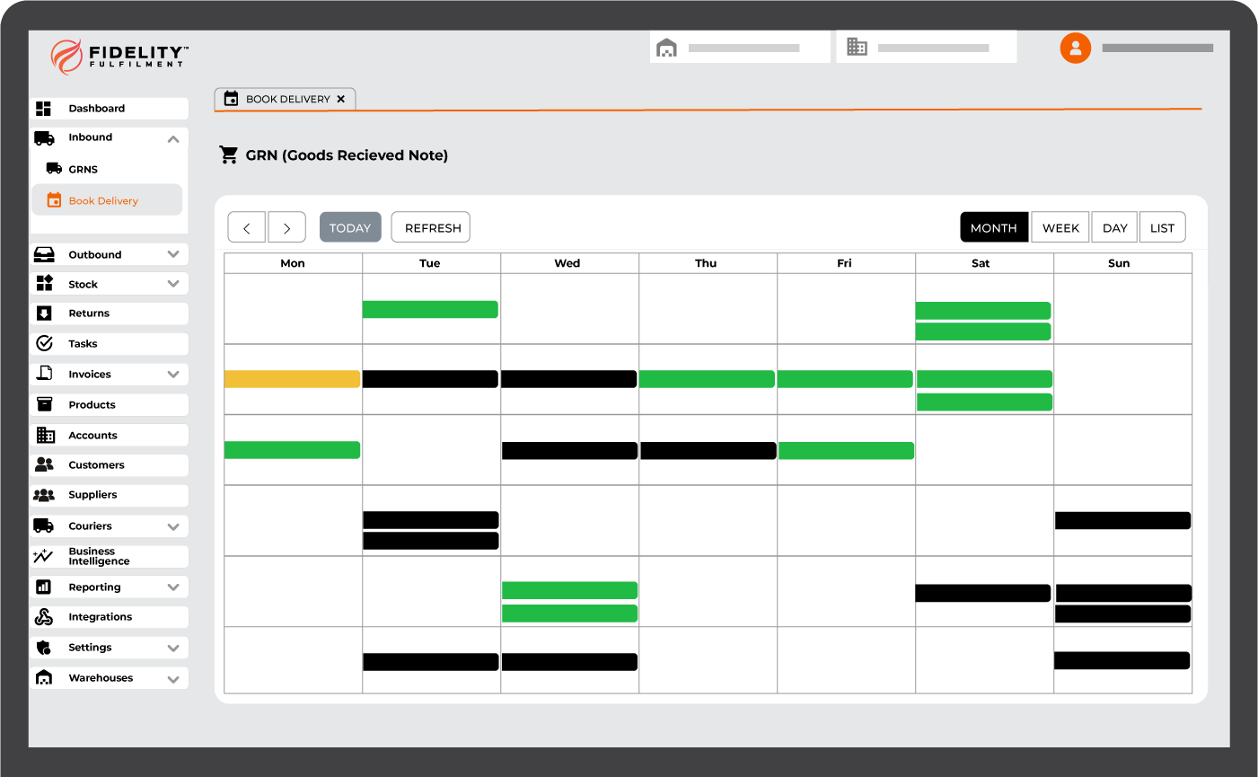 Unify Mockup Booking In Calendar