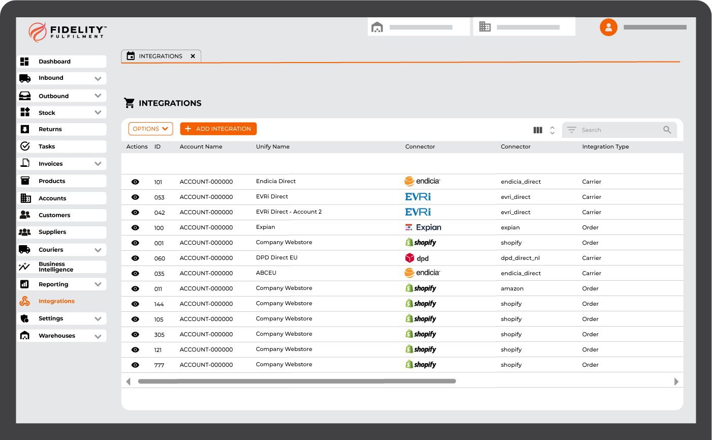 Unify Mockup Integrations